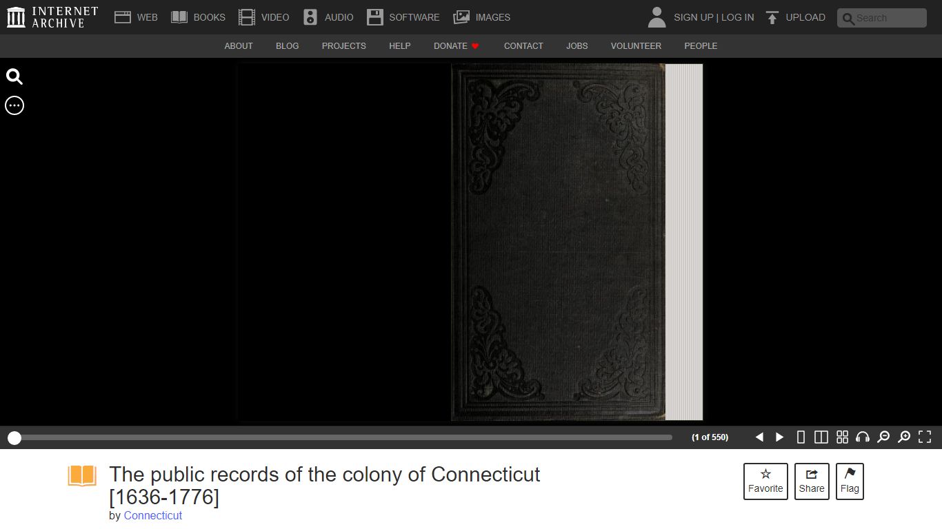 The public records of the colony of Connecticut [1636-1776]